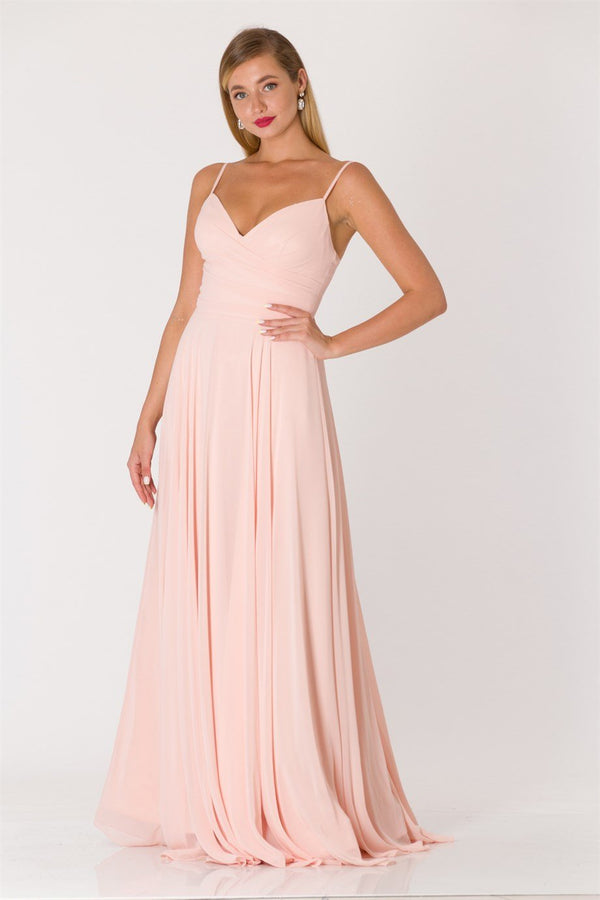 Angel Powder Evening Dress