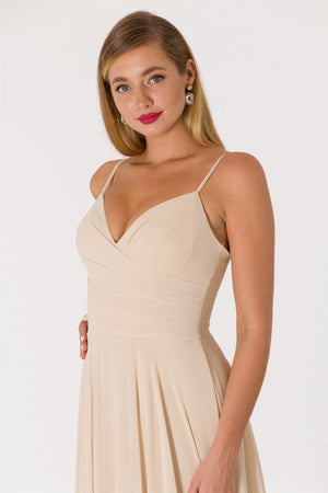 Angel beige evening dress dress