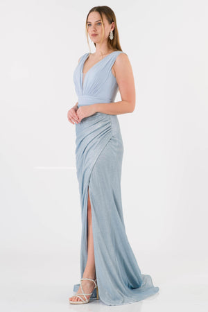 Annalise Ice Blue Evening Dress