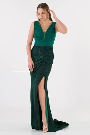 Annalıse Emerald Evening Dress