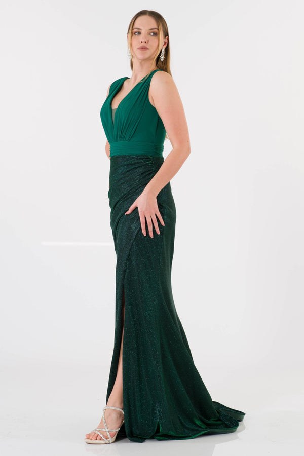 Annalıse Emerald Evening Dress