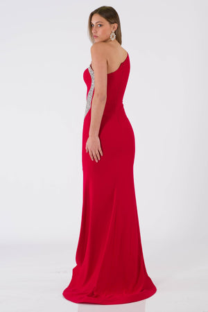 Antona Red Evening Dress