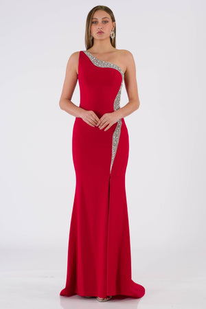 Antona Red Evening Dress