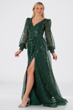 Arezzo Emerald Evening Dress