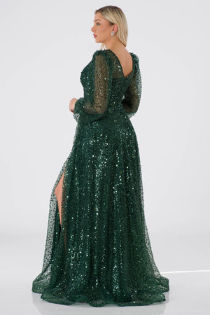 Arezzo Emerald Evening Dress