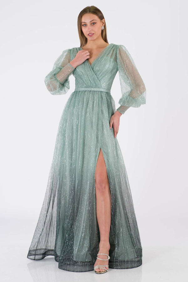 Aria Mint Evening Dress