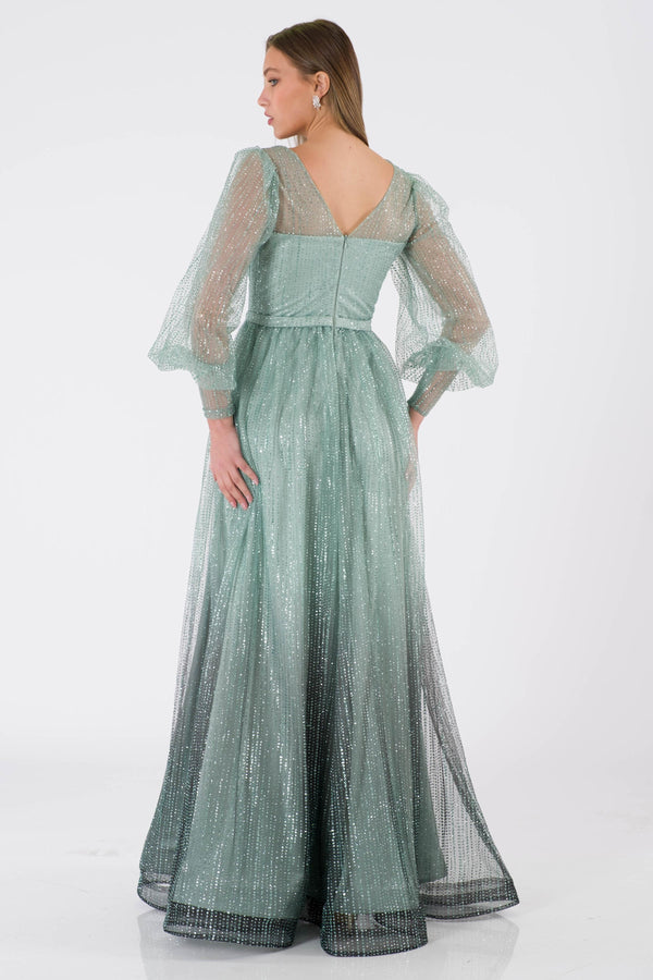 Aria Mint Evening Dress