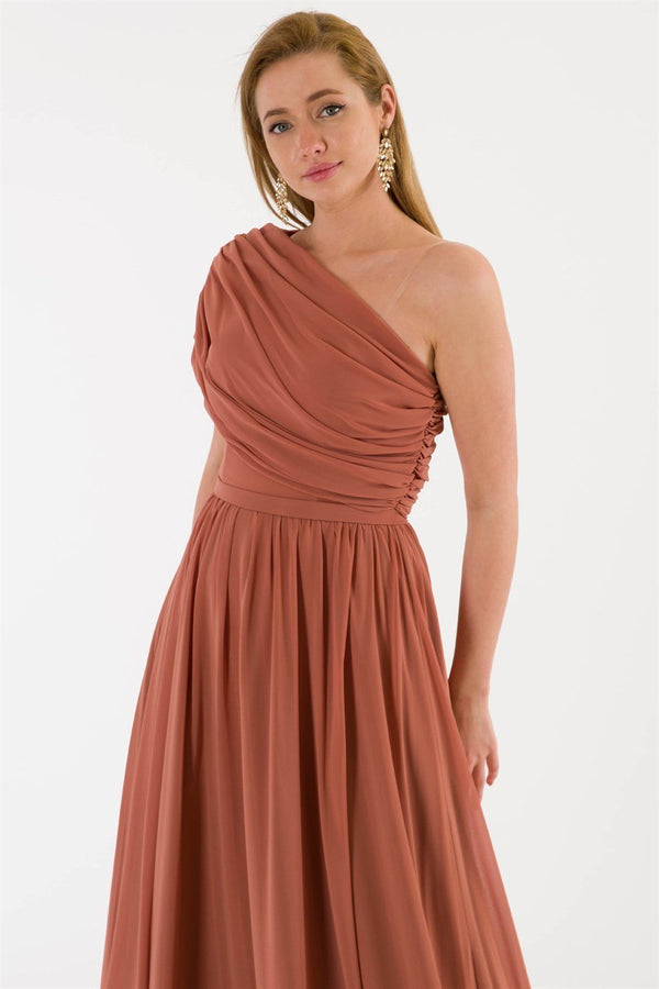 Artful Cinnamon Dress Dress