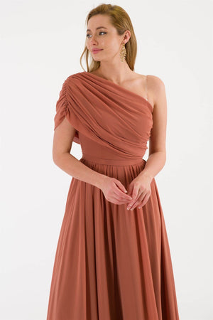 Artful Cinnamon Dress Dress