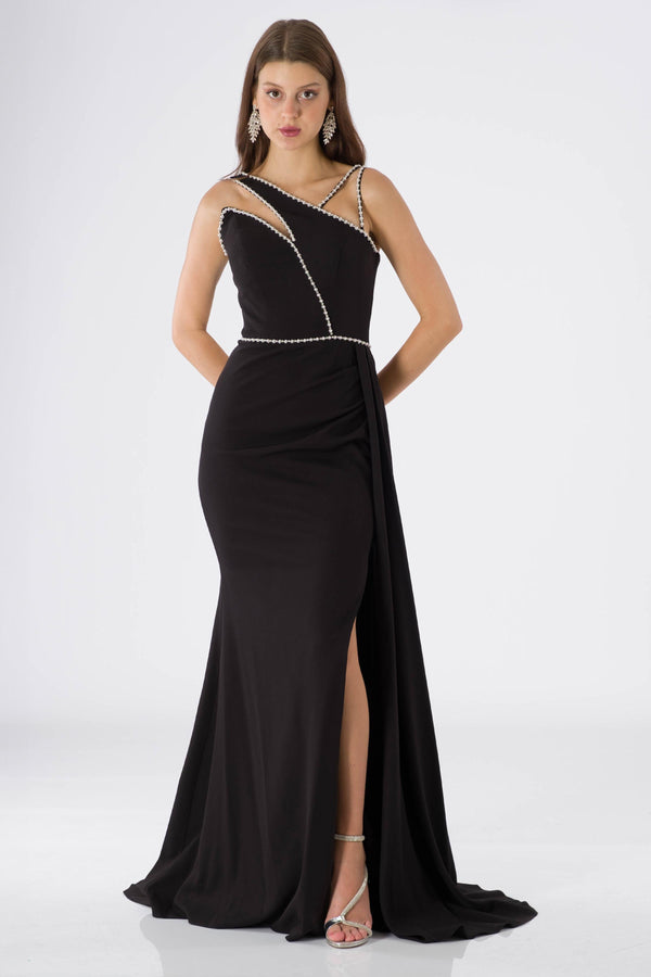 Arya Black Evening Dress