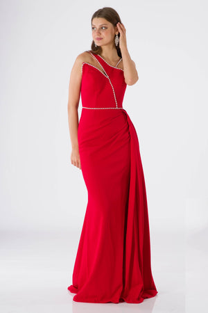 Arya Red Evening Dress