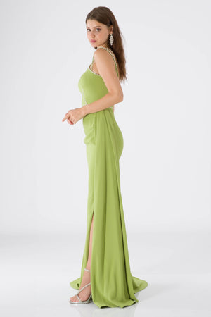 Arya Green Evening Dress