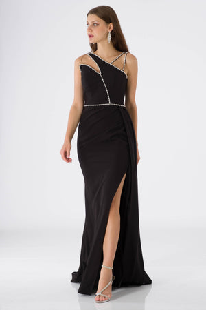 Arya Black Evening Dress