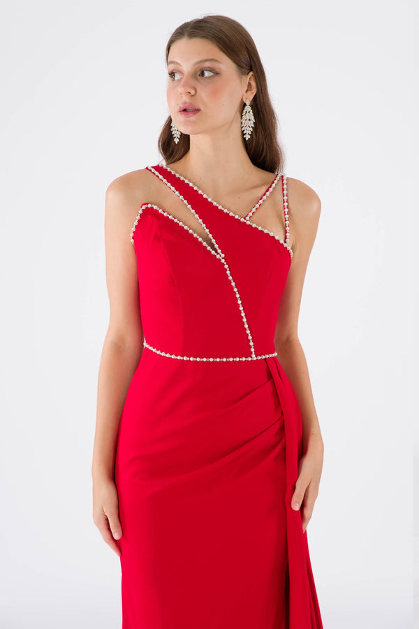 Arya Red Evening Dress