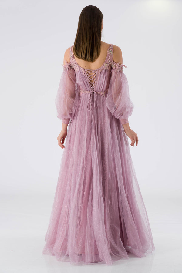 Supply lavender evening dress dress