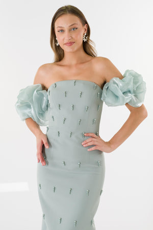 Astella Mint Evening Dress