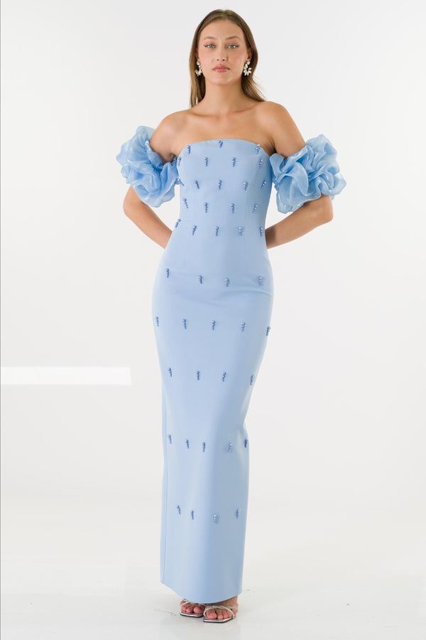 Astella Blue Evening Dress