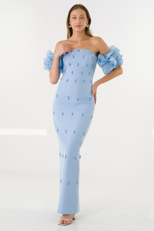 Astella Blue Evening Dress