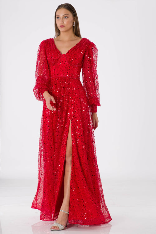 Arezzo Red Evening Dress