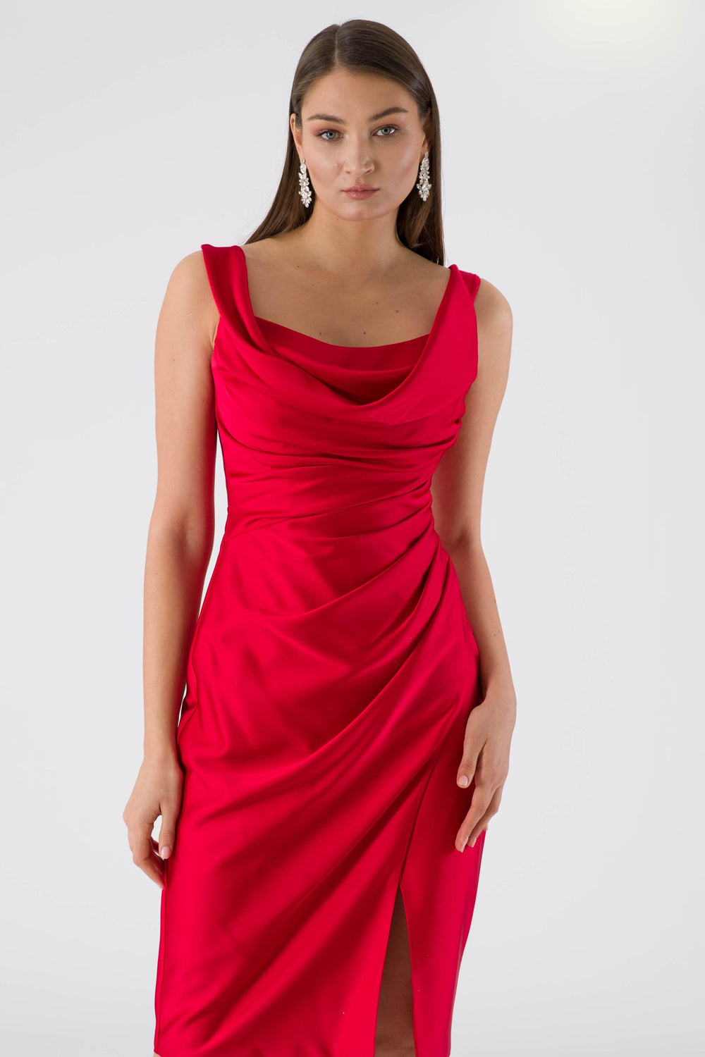 Avanti Red Evening Dress