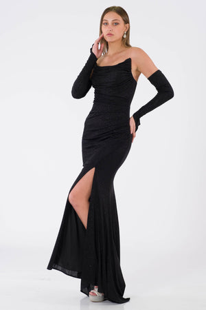 Badajoz Black Evening Dress