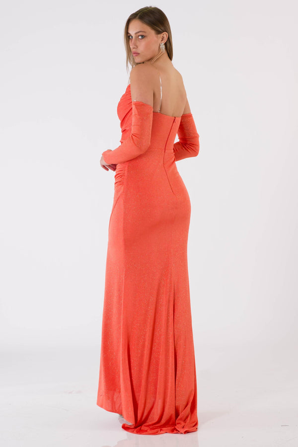 Badajoz Oranj Evening Dress