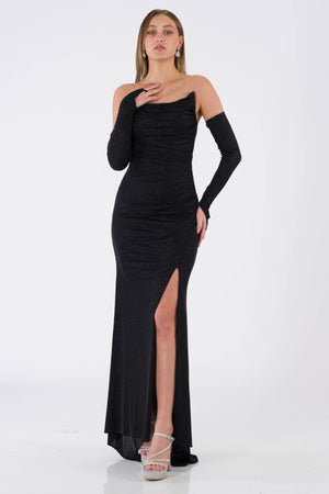 Badajoz Black Evening Dress