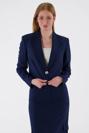 Barnsley Navy Blue Office Set