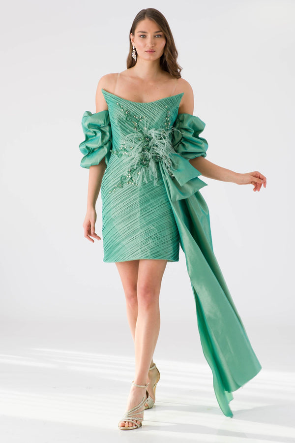 Belacu Mint Evening Dress