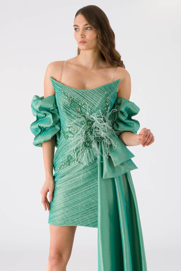 Belacu Mint Evening Dress