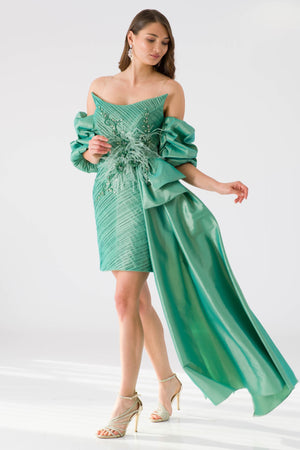 Belacu Mint Evening Dress