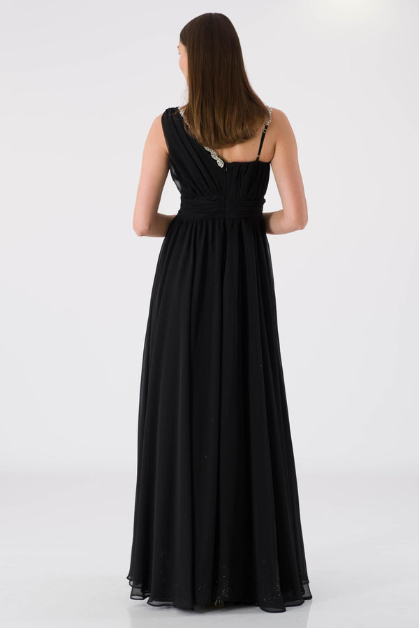 Berre Black Evening Dress