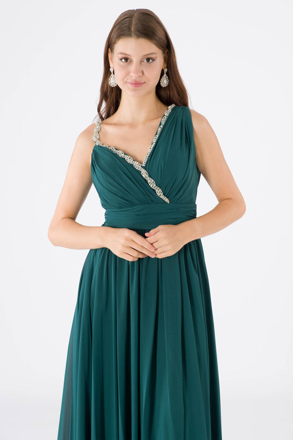 Berre Emerald Evening Dress