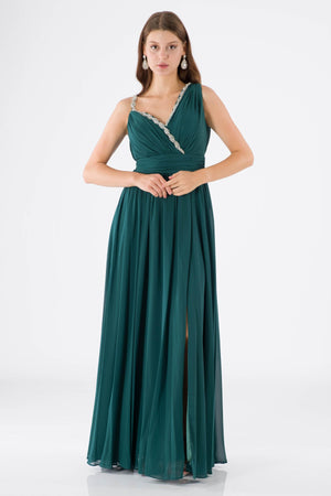 Berre Emerald Evening Dress