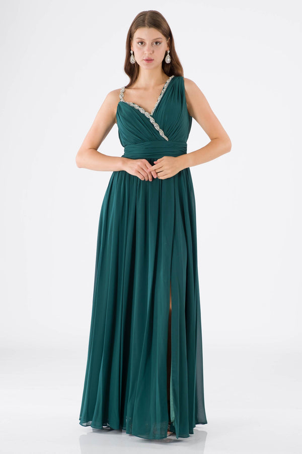 Berre Emerald Evening Dress