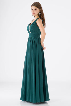 Berre Emerald Evening Dress