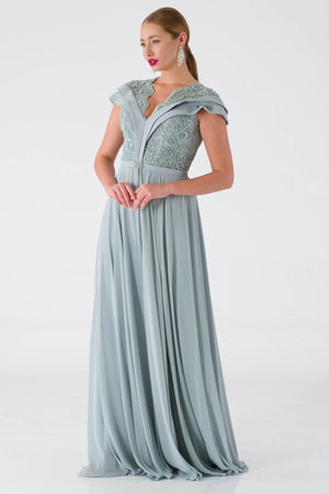 Beyl Mint Evening Dress