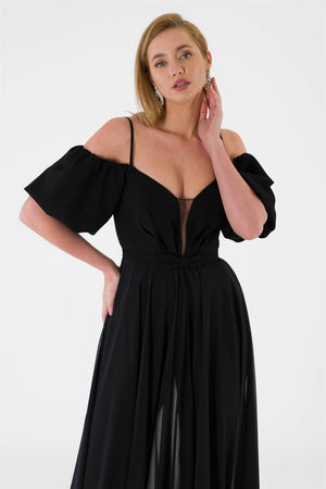 Brill black evening dress dress