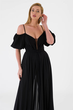 Brill black evening dress dress