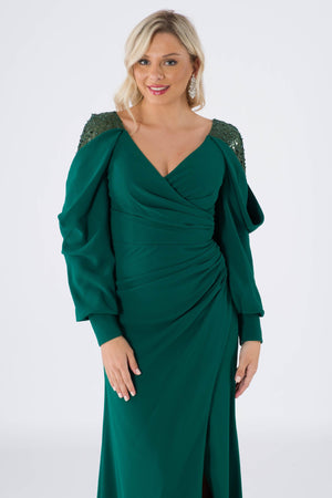 Brook oil evening dress dress