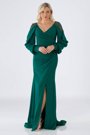 Brook oil evening dress dress