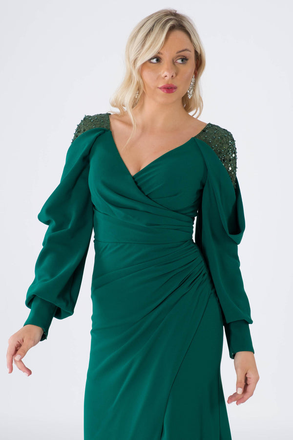 Brook oil evening dress dress