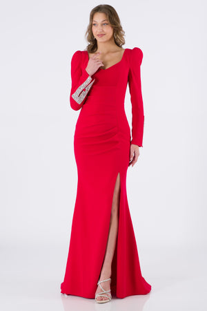 Burgos Red Evening Dress