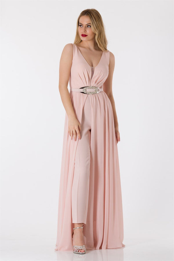 Buse Powder Evening Dress