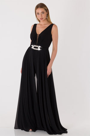 Buse black evening dress dress