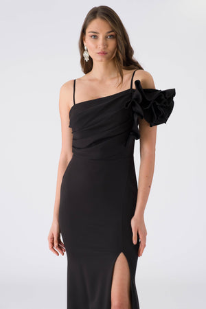 Carla black evening dress dress