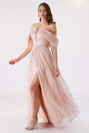 Cexo Powder Evening Dress Dress