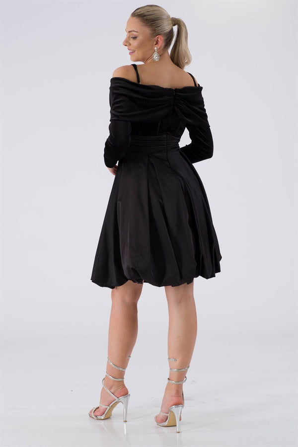 Chea black evening dress dress