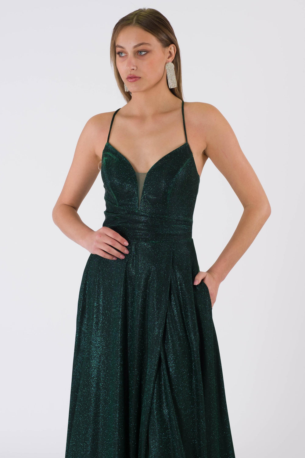 Colmar Emerald Evening Dress