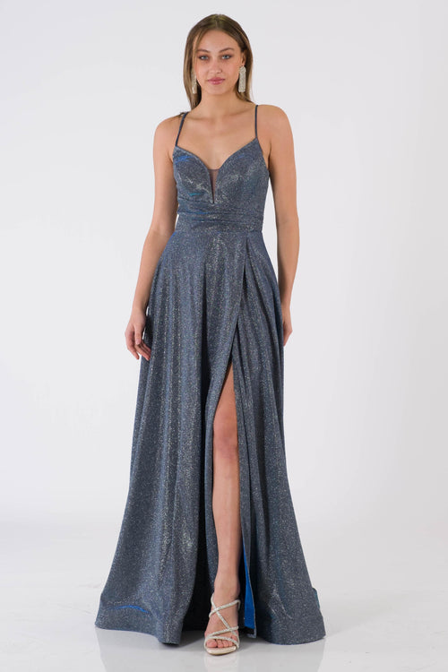 Colmar Blue Evening Dress